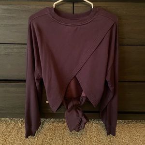 Athleta Wrap Around Sweatshirt
